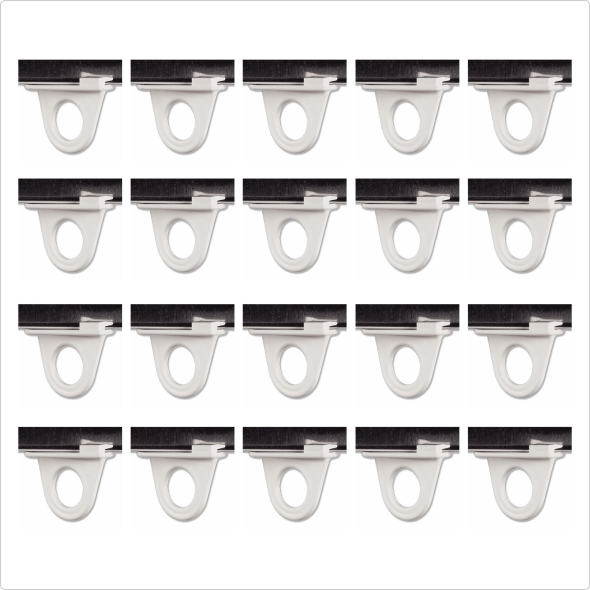 Rectangular Twist-On Ceiling Loop ( 20/Bag )